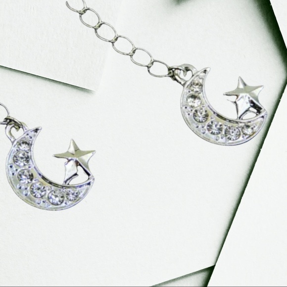 🌙🆕 Betsey Johnson Style - Star & Moon Drop Earrings - Picture 3 of 4